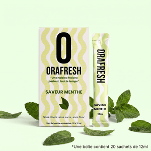 Le bain de bouche en sachet