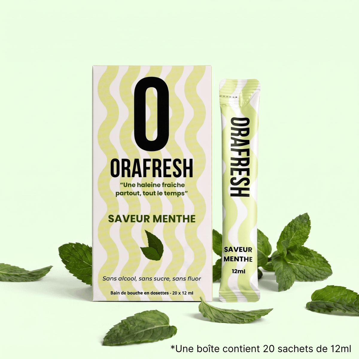 Le bain de bouche en sachet